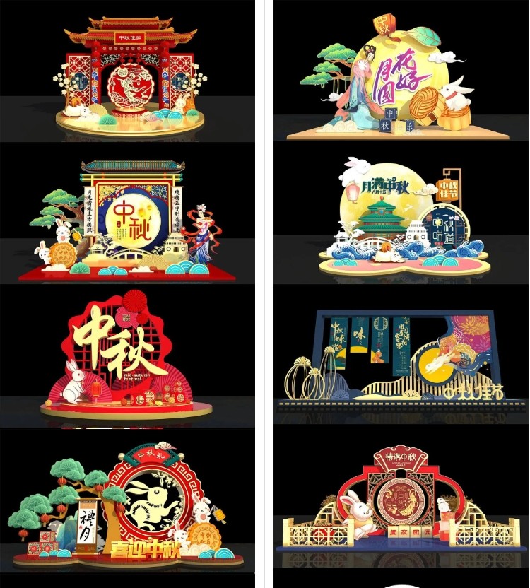 中秋國慶雙節來臨，大型廣告KT板固定安裝不用桁架、展架怎么做？